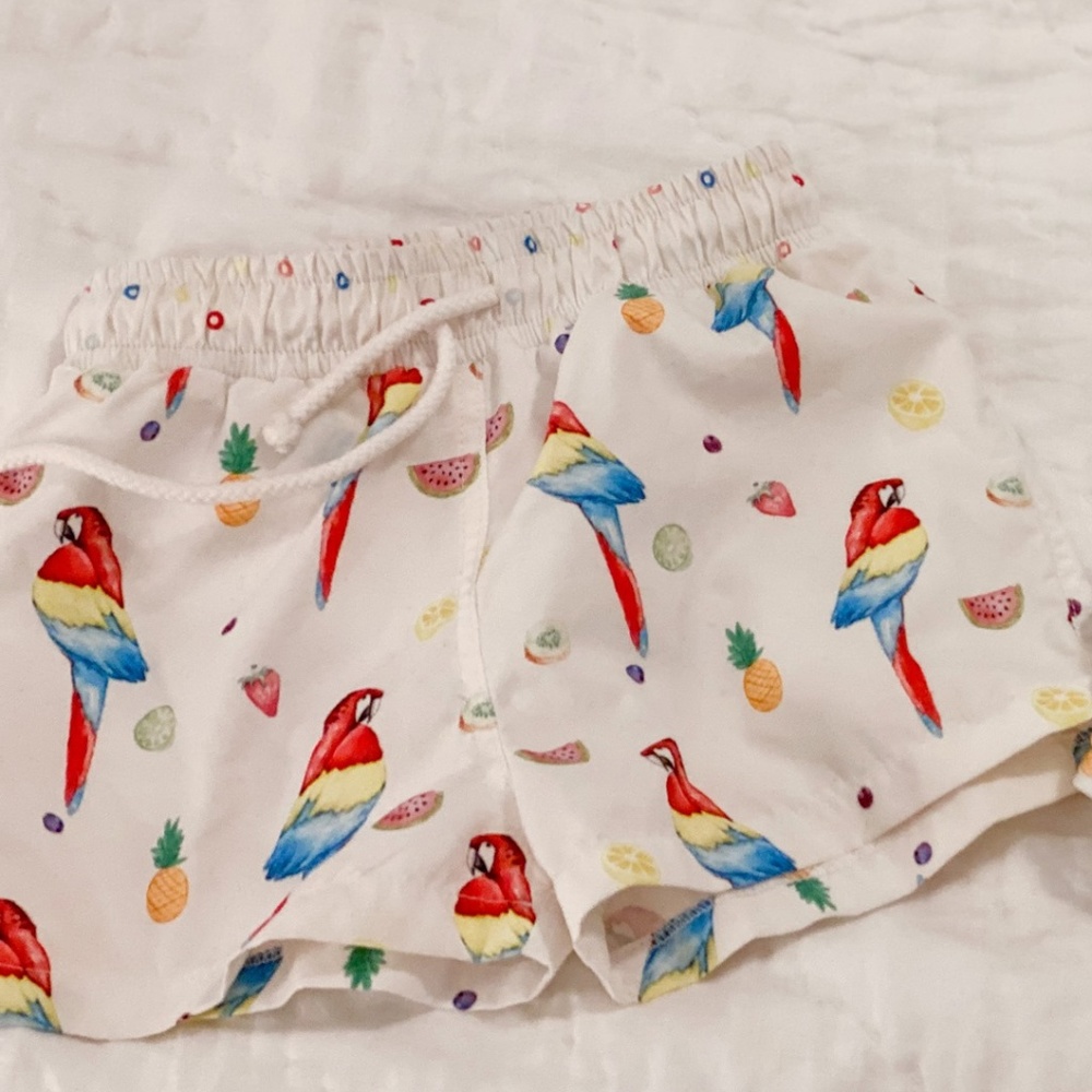 Sal & Pimenta Size 2 Boys Parrots Swimmer